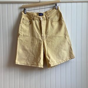 Vintage GAP Yellow Cotton Shorts
